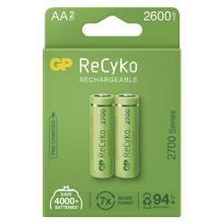 EMOS Nabíjecí baterie GP ReCyko 2700 AA (HR6), 2 ks B2127