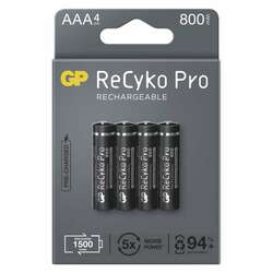 EMOS Nabíjecí baterie GP ReCyko Pro Professional AAA (HR03), 4 ks B22184
