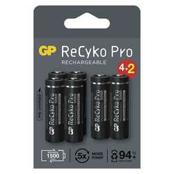 EMOS Nabíjecí baterie GP ReCyko Pro Professional AA (HR6), 6 ks B2220V