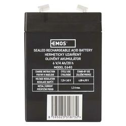 EMOS Bezúdržbový olověný akumulátor 6V 4Ah pro svítilny 3810 1201000100