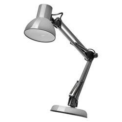 EMOS Stolní lampa LUCAS na žárovku E27, tmavě šedá Z7609G