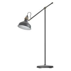 EMOS Stojací lampa ARTHUR na žárovku E27, 150cm, tmavě šedá Z7610