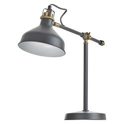 EMOS Stolní lampa HARRY na žárovku E27, tmavě šedá Z7611