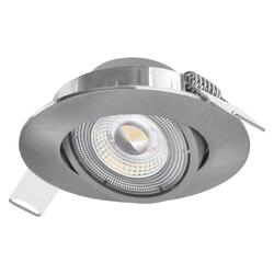 EMOS LED bodové svítidlo Exclusive stříbrné, 5W teplá bílá 1540125510