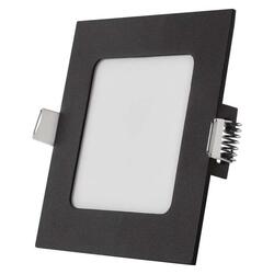 EMOS LED podhledové svítidlo NEXXO černé, 12 x 12 cm, 7 W, teplá/neutrální bílá ZD2323