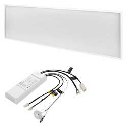 EMOS LED panel 30x120, obdélníkový vestavný bílý, 40W neut.b. UGR, Emergency ZR3422E