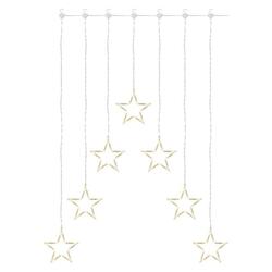 EMOS LED vánoční závěs - 7 hvězd, 67x125 cm, vnitřní, teplá bílá DCGW14