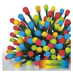 EMOS LED vánoční cherry řetěz - kuličky, 8 m, venkovní i vnitřní, multicolor, programy, časovač D5AM22