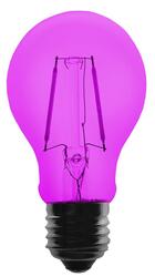 Exihand Žárovka LED FILAMENT A60, 36V ss., fialová PARTY.ZAROVKA.FI