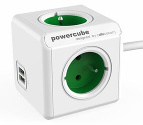 PowerCube Extended USB,zelená