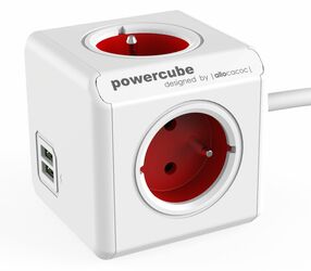 PowerCube Extended USB,červená