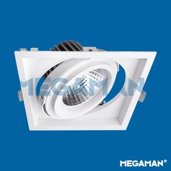 MEGAMAN svítidlo ZEKI 111mm rám pro 1modul bílý F56353RC/WH