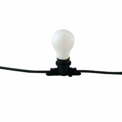 Kabel se svítidly PICNIC, černý, 10 x E14, IP44, s vidlicí Schuko, 5 m