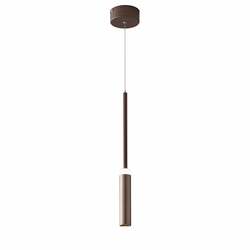 Závěsné LED svítidlo CANDLE bronz, 7 W, 720 lm, 4000 K, 140x4 cm