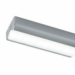 LED svítidlo pod skříňku CLOSET šedá, polykarbonát, 1 W, 140 lm, 4000 K, senzor, 3,5 x 10,24 x 2,2 cm