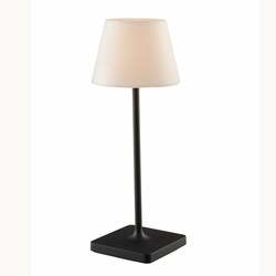 Nabíjecí venkovní stolní svítidlo JAMMIN černá, kov, LED 2,2 W, 60 lm, 3000 K, stmívatelné, IP54, 39 x 15 cm