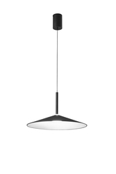 Závěsné LED svítidlo Khan (černá), 18 W, CCT 2700 / 3500 K, 48 x 200cm