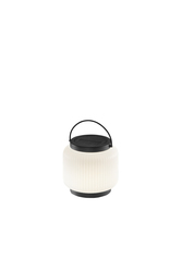 Solární dobíjecí LED lampa Robin (černá), 1,2 W, 3000 K, stmívatelná, IP54