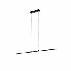 Závěsné svítidlo LED SHANGHAI černá 29 W 3250 lm 3000 K 100x1,2x150 cm