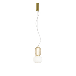 Závěsné svítidlo LED TOTEM zlatá 18 W 2000 lm 3000 K 17x196,5 cm