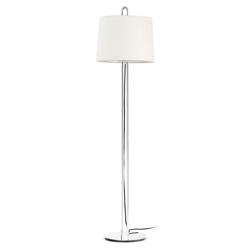 FARO MONTREAL chrom/bílá stojací lampa
