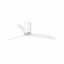 FARO MINI TUBE FAN, bílá/transparentní, stropní ventilátor s DC motorem