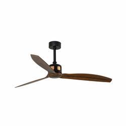 FARO COPPER FAN M, černá/dřevo, stropní ventilátor