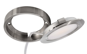 Deko-Light nábytkové přisazené svítidlo Baham II 12V DC 2,50 W 3000 K 200 lm stříbrná 687097