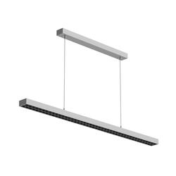 Deko-Light závěsné svítidlo Office Three Standard Up and Down, 56 W, DALI, 4000 K, světlešedá 342259