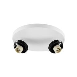 Deko-Light stropní přisazené svítidlo - Can Tilt kulaté základna, 2x 7,5 W GU10, bílá 348272