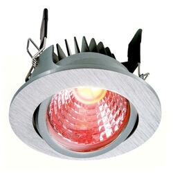 Light Impressions Deko-Light stropní vestavné svítidlo COB 68 RGBW 24V DC 8,50 W 500 lm stříbrná 565336