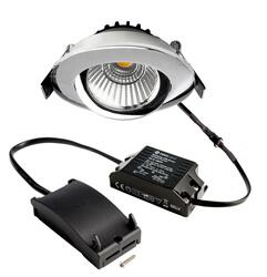 Deko-Light stropní vestavné svítidlo, Dione, 8,5 W, DIM, 4000 K, 220-240V 800 lm chrom 565374