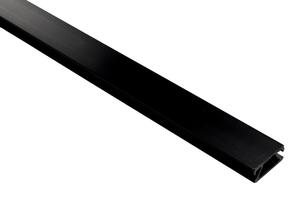 Deko-Light 1-fázový kolejnicový systém - D-One krycí panel přisazená kolejnice, 1m, černá 720039