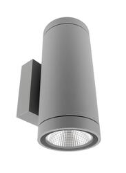 Deko-Light nástěnné přisazené svítidlo - ShoreLine Pro kulaté Up+Down, 20 W, DIM, 3000/4000 K, světlešedá 731193