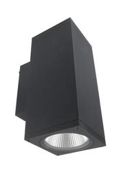 Deko-Light nástěnné přisazené svítidlo - ShoreLine Pro hranaté Up+Down, 21 W, DIM, 3000/4000 K, tmavěšedá 731200