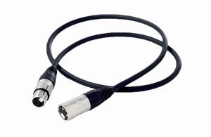 Light Impressions GLT XLR-kabel 3Pol Male/Female Neutrik Kabelsystem 1000 mm 819066