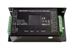 Deko-Light řídící jednotka DMX/RDM 4 CH CC dekodér 12-50V DC DMX512 4 CH 843054