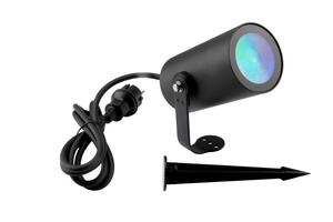 Deko-Light bodové venkovní svítidlo se zápichem RF-smart, Wide-Spot, 12W, RGB+2700-6500 K, černá 843540