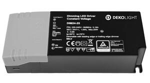 Deko-Light LED-napájení BASIC, DIM, CV, 24V 2,5-25W konstantní napětí 105-1040 mA IP20 stmívatelné 24V DC 2,50-25,00 W 862221