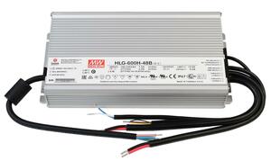 Meanwell LED-napájení DIM, CV, HLG-600H-48B konstantní napětí 0-12500 mA IP67 stmívatelné 48V DC 600,00 W 872126