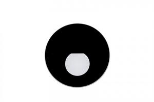 Deko-Light příslušenství - kryt kulaté sklo pro Alwaid Pro, polokruhový kužel světla, černá 931039