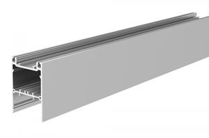 Deko-Light profil, PLANO MS univerzální závěsný a přisazený profil 80 x 55mm stříbrná elox 2000 mm 970578