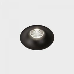 KOHL-Lighting LUXO zapuštěné svítidlo s rámečkem pr.85 mm černá 38° 8W CRI 80 2700K Non-Dimm