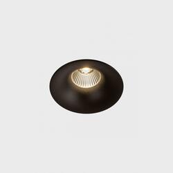 KOHL-Lighting LUXO zapuštěné svítidlo s rámečkem pr.100 mm černá 38° 12W CRI 80 3000K PHASE CUT