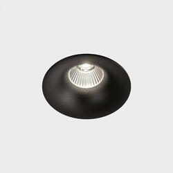 KOHL-Lighting LUXO zapuštěné svítidlo s rámečkem pr.100 mm černá 38° 12W CRI 80 4000K PHASE CUT