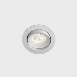 KOHL-Lighting LUXO TILT zapuštěné svítidlo s rámečkem pr.105 mm bílá 38° 12W CRI 90 3000K PHASE CUT