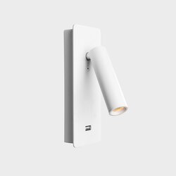 KOHL-Lighting SIGN nástěnné svítidlo 70 X 30 mm bílá 3 W CRI 80 3000K Non-Dimm