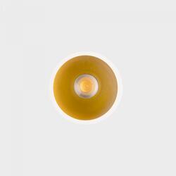 KOHL-Lighting NOON zapuštěné svítidlo s rámečkem pr. 70 mm bílá-zlatá 38° 5 W  CRI 80 3000K Non-Dimm