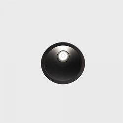 KOHL-Lighting NOON zapuštěné svítidlo s rámečkem pr.83 mm černá 38° 7 W CRI 80 4000K PUSH
