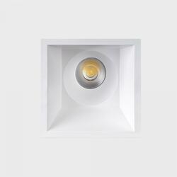 KOHL-Lighting NOON SQ ASYMETRIC zapuštěné svítidlo s rámečkem 93x93 mm bílá 38° 5 W  CRI 80 3000K PUSH